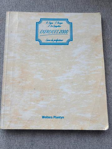 Livre du professeur exerice 2000 beschikbaar voor biedingen