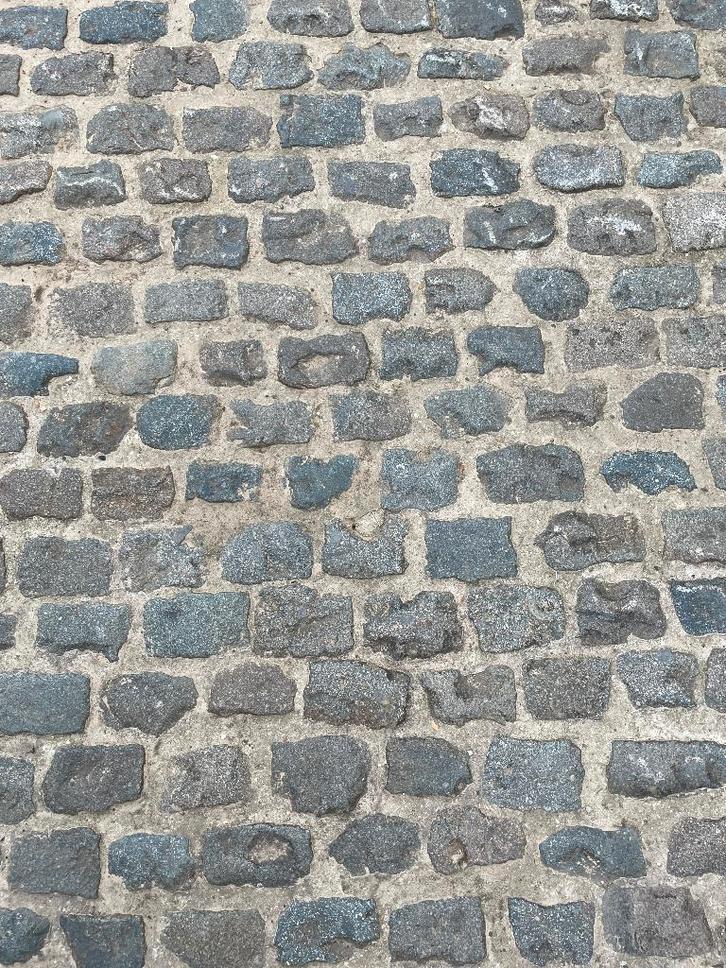 Kasseien gratis ophalen, Tuin en Terras, Tegels en Klinkers, Gebruikt, Overige typen, Natuursteen, 10 m² of meer, Ophalen