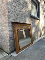 Groot houten spiegel, Antiek en Kunst, Ophalen, 100 tot 150 cm, Minder dan 100 cm