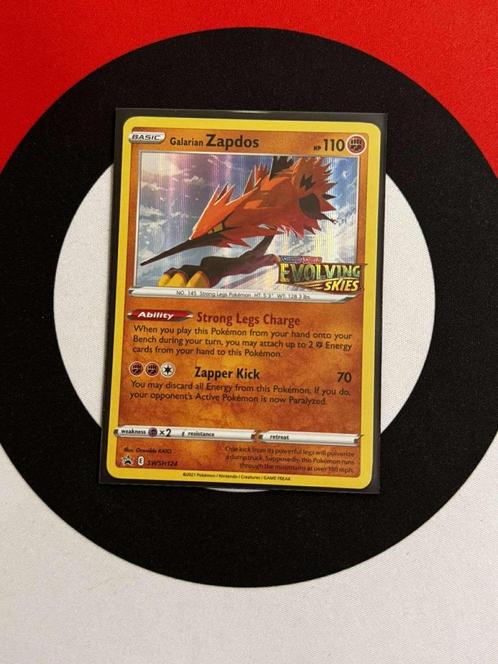 Pokémon - Galarian Zapdos - SWSH124 - Prerelease Promo - NM, Hobby en Vrije tijd, Verzamelkaartspellen | Pokémon, Zo goed als nieuw