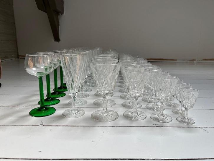 Antieke glazen - 5 types, Antiek en Kunst, Antiek | Glaswerk en Kristal, Ophalen