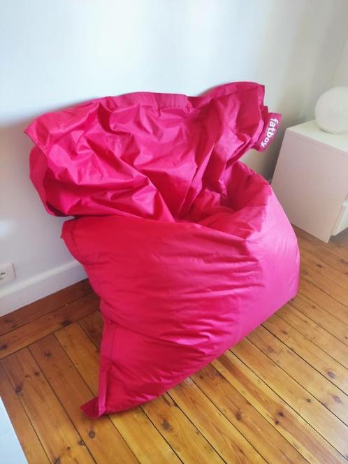 Fatboy zitzak (rood-roze), Huis en Inrichting, Zitzakken, Gebruikt, Zitzak, Rood, Ophalen