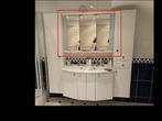 armoire miroir salle de bain Allibert avec éclairage, Ophalen, 100 tot 150 cm, Minder dan 25 cm, Minder dan 100 cm