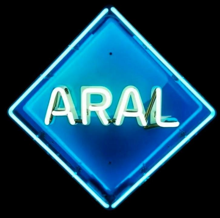 Aral benzine neon en veel ander garage showroom deco neons, Verzamelen, Merken en Reclamevoorwerpen, Nieuw, Lichtbak of (neon) lamp
