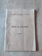 Statut du personnel 1932, Ophalen of Verzenden, Tram, Zo goed als nieuw