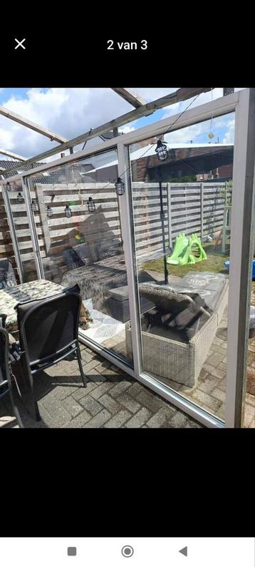 Gratis raam 3m60 breed 2 m hoog beschikbaar voor biedingen