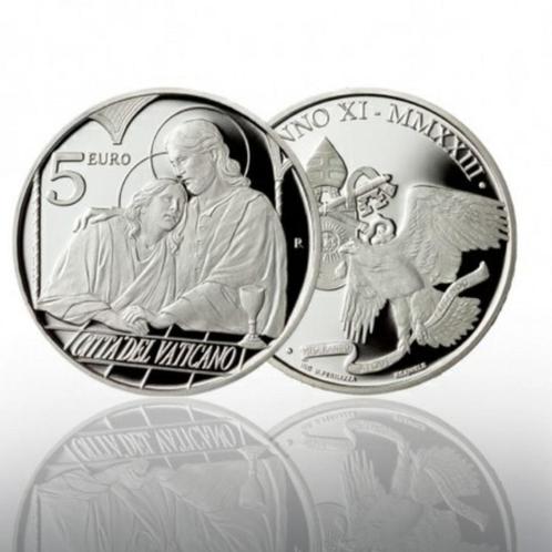 5 euro Vaticaan 2023 - 12 apostelen St Johannus, Postzegels en Munten, Munten | Europa | Euromunten, Setje, 5 euro, Vaticaanstad