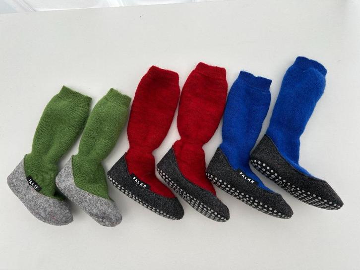 Pantoffels Falke - 3 paar, Kinderen en Baby's, Kinderkleding | Schoenen en Sokken, Gebruikt, Overige typen, Jongen of Meisje, Ophalen of Verzenden
