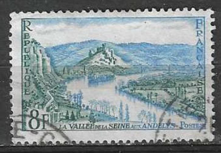 Frankrijk 1954 - Yvert 977 - Toerisme - Seine-vallei  (ST), Postzegels en Munten, Postzegels | Europa | Frankrijk, Gestempeld