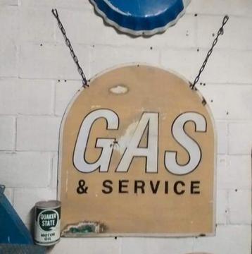Grande enseigne American Gas & Service, Enlèvement ou Envoi, Comme neuf