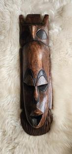 Koloniaal masker, hout, zgst, Antiek en Kunst, Ophalen