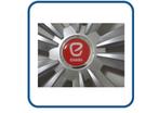 Eldiss doming naafstickers caravan en camper 3D, Epoxy, Verzenden, Nieuw, Overige typen