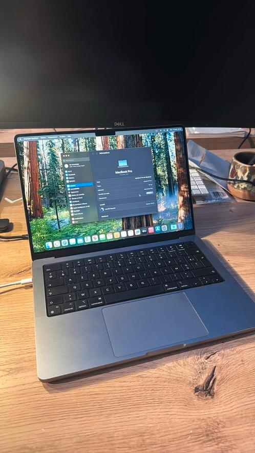 Apple macbook pro M1 2021 14” 16GB 1TB AZERTY M1 CHIP, Computers en Software, Apple Macbooks, MacBook, Overige groottes, 1 TB of meer