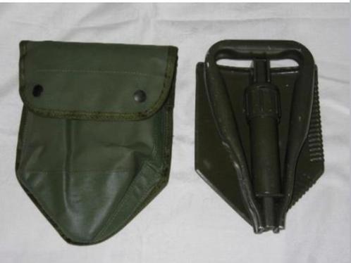 Pelle militaire, pliable, 3 pièces - ABL, Collections, Objets militaires | Général, Armée de terre, Enlèvement ou Envoi