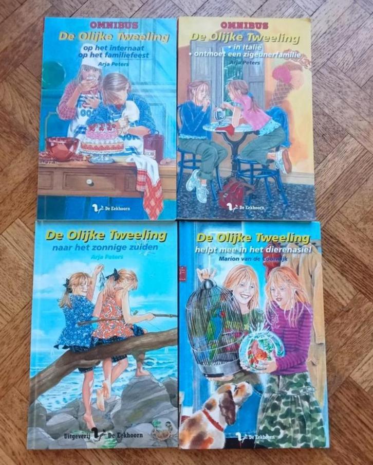 4 boeken De olijke tweeling, Boeken, Kinderboeken | Jeugd | onder 10 jaar, Gelezen, Ophalen of Verzenden