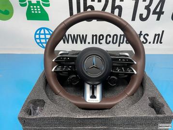 MERCEDES BENZ C63 W206 E63 W214 AMG STUUR NIEUW LEER MF+F1  beschikbaar voor biedingen