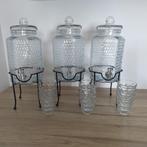 Glazen drankdispenser, Huis en Inrichting, Ophalen, Zo goed als nieuw