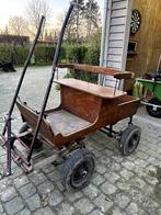 Koetsje voor Shetlander - Menwagen, Dieren en Toebehoren, Gebruikt, Marathonwagen, Pony, Gesloten