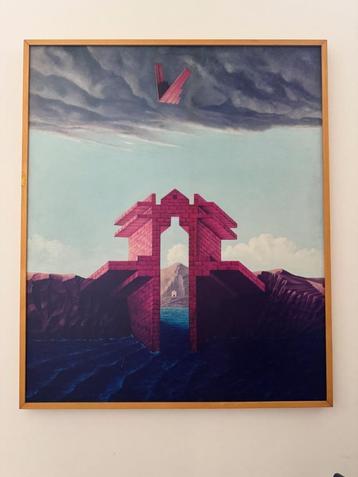 collection of 3x paintings from Massimo Scolari  beschikbaar voor biedingen