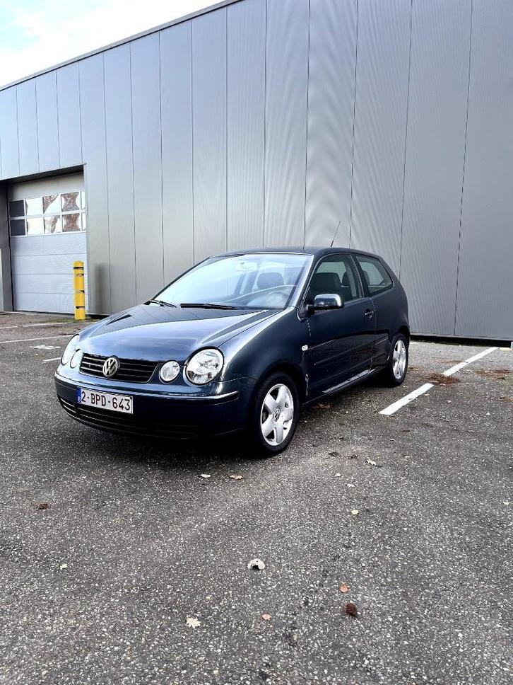 volkswagen polo tdi, Auto's, Volkswagen, Bedrijf, Polo, Diesel, Euro 3, Coupé, 2 deurs, Handgeschakeld, Blauw, Grijs, Stof, Voorwielaandrijving
