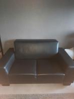 Leren bank, Huis en Inrichting, Zetels | Zetels, Ophalen, 150 tot 200 cm, Tweepersoons, Zo goed als nieuw