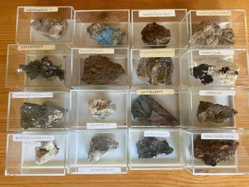 Verzameling mineralen - 16 stuks