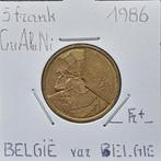 Belgique 5 francs 1986 sl.B. (562), Enlèvement ou Envoi, Monnaie en vrac