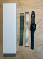 Apple Watch Series 4 44mm, Handtassen en Accessoires, Smartwatches, Hartslag, Gebruikt, IOS, Zwart