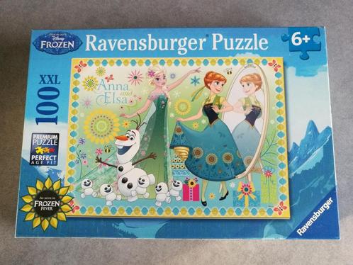 Ravensburger XXL premium puzzel "Anna & Elsa (Frozen fever)", Kinderen en Baby's, Speelgoed | Kinderpuzzels, Zo goed als nieuw