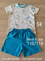 Pyjama korte mouwen en short Filou&Friends - maat 110/116, Kinderen en Baby's, Nacht- of Onderkleding, Gebruikt, Filou & Friends