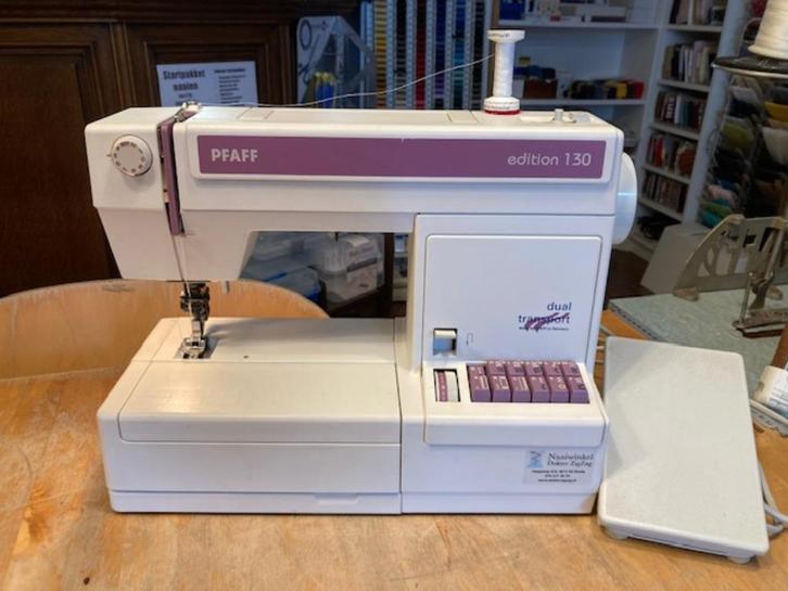 Pfaff Edition 130 met boventransport (idt), Hobby en Vrije tijd, Naaimachines en Toebehoren, Zo goed als nieuw, Naaimachine, Pfaff