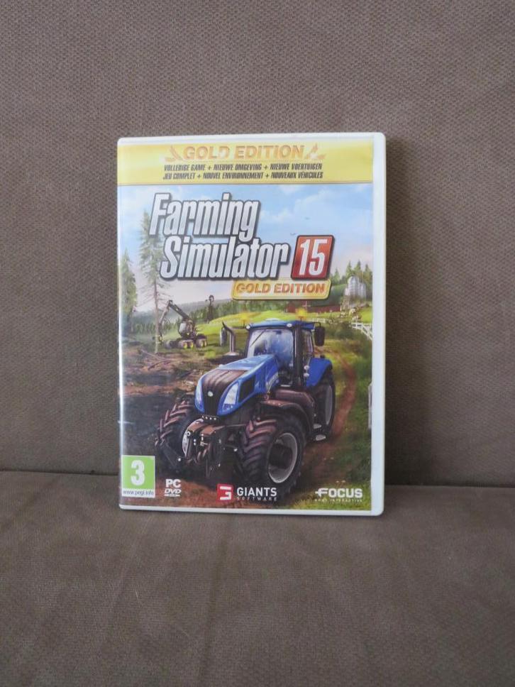 Farming simulator 15 Gold Edition, Consoles de jeu & Jeux vidéo, Jeux | PC, Comme neuf, Simulation, 1 joueur, À partir de 3 ans