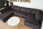 Grote C-vormige slaaphoekbank, Huis en Inrichting, Zetels | Complete zithoeken, Ophalen, Gebruikt, Stof, Modern
