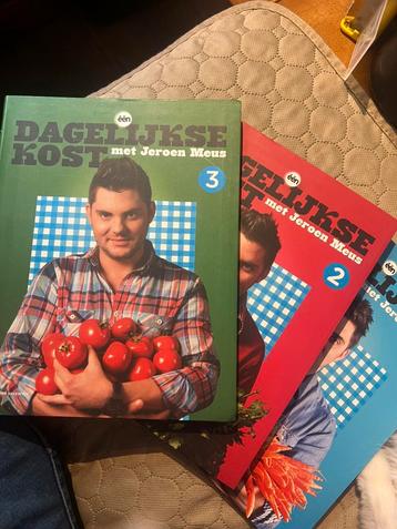 Te koop: Dagelijkse Kost deel 1, 2 en 3 (Jeroen Meus) beschikbaar voor biedingen