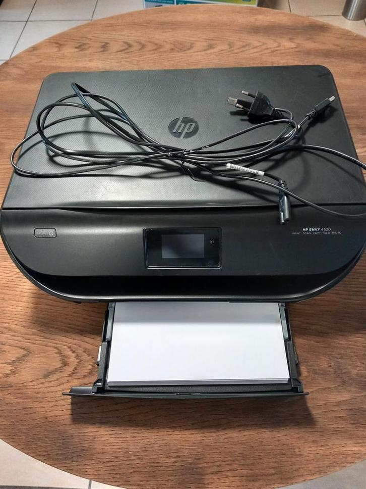 HP Envy 4520 all-in-one printer, Computers en Software, Printers, Printer, Kopieren, Scannen, Draadloos, Ophalen