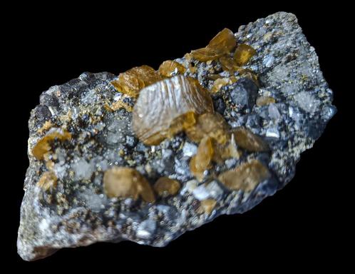 SIDERIET op SFALERIET uit Peru., Verzamelen, Mineralen en Fossielen, Mineraal, Ophalen of Verzenden