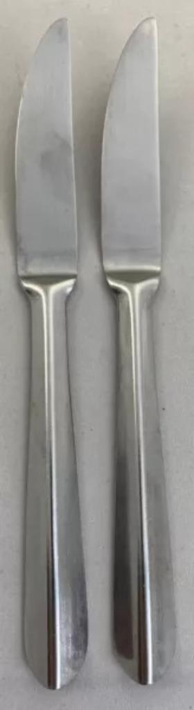 Keltum Design 2x dinermes 23cm tafelmes set, Huis en Inrichting, Keuken | Bestek, Zo goed als nieuw, Verzenden