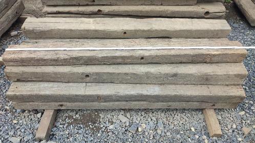 recuperatiehout 100% hardhout, Tuin en Terras, Palen, Balken en Planken, Gebruikt, Balken, 180 tot 250 cm, Hardhout, Ophalen
