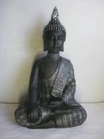 Boeddha beeld van steen en zwart, zilverkleur - NIEUW., Collections, Religion, Image, Bouddhisme, Enlèvement ou Envoi, Neuf