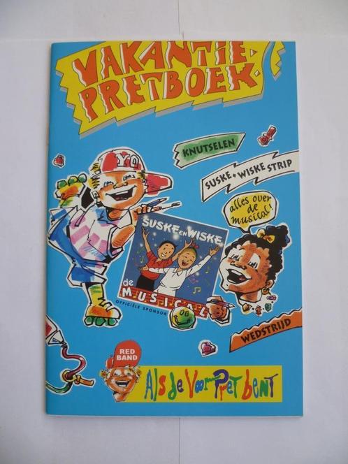 SUSKE EN WISKE''VAKANTIE PRETBOEK''REDBAND UITGAVE UIT 1995, Boeken, Stripverhalen, Nieuw, Eén stripboek, Ophalen of Verzenden