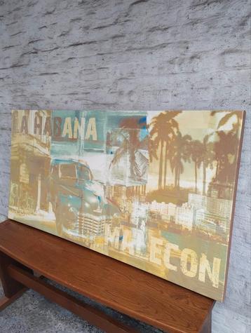 Canvas Cuba Havanna...150x80cm... nieuwstaat...0478028005 beschikbaar voor biedingen