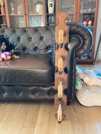 Antiek vintage houten kapstop met hertenpoten - Jacht, Antiek en Kunst, Ophalen of Verzenden