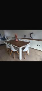 Eettafel + 6 stoelen, Huis en Inrichting, Ophalen