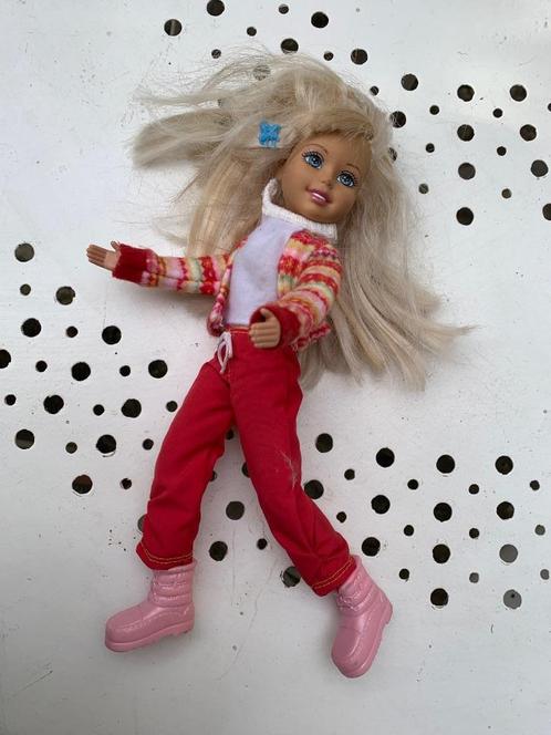 Schipper Mattel 2000 lang blond haar met ski kleding, Verzamelen, Poppen, Gebruikt, Fashion Doll, Verzenden