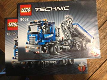 Lego bouwbeschrijving 8052 Container Truck, Enlèvement ou Envoi, Utilisé, Briques en vrac, Lego
