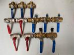 12x kogelkraan 28mm. Messing, Ophalen, Nieuw, Kraan