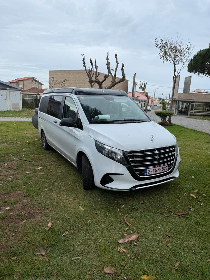 Camper Mercedes vantour whit line, Caravans en Kamperen, Mobilhomes, Particulier, Mercedes, Diesel, Automaat, Standkachel, Airconditioning