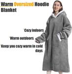 Hoodie, oversized deken met capuchon | ultrazacht, -, Verzenden, -, Nieuw