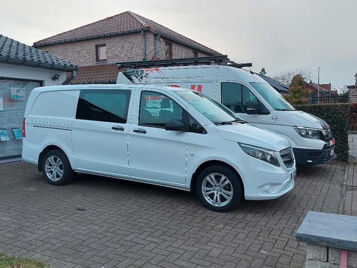 Mercedes-Benz Vito dubbel cabine, Auto's, Mercedes-Benz, Particulier, Vito, ABS, Achteruitrijcamera, Airbags, Centrale vergrendeling