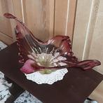 Grote zeer mooie Murano glazen vaas schaal, Schaal, Ophalen of Verzenden, Overige vormen, Glas